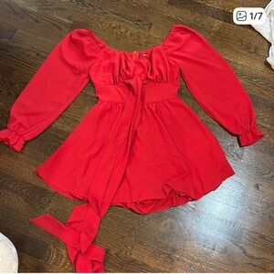 SHEIN Elegant Red Women’s Dress